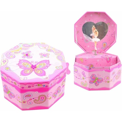 Lamps Hrací skříňka šperkovnice baletka 12 x 8 x 12 cm