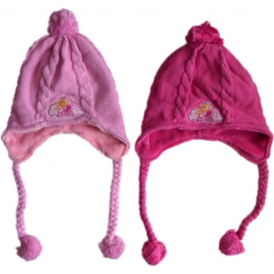 pletená čepice Barbie 951 922 růžová