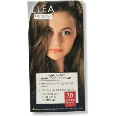 ELEA Professional боя за коса, Professional, Colour & Care, Номер 7.0, Medium blond