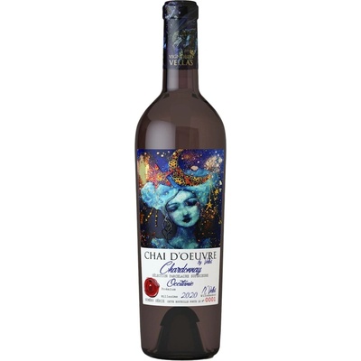 Vignobles Vellas Chai d'Oeuvre Occitanie Chardonnay suché bílé 2024 13% 0,75 l (holá láhev)