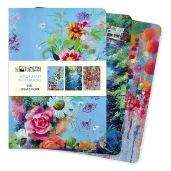 Flame Tree Publishing Nel Whatmore Set of 3 Midi Notebooks