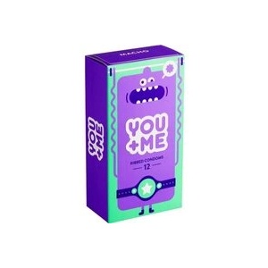 Primeros You Me Macho презервативи със стимулиращи релефни ребра 12 бр (P26139)