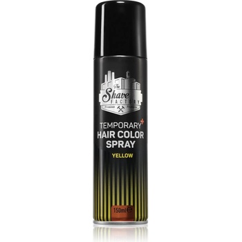 The Shave Factory Temporary Hair Color Spray спрей за коса цвят Yellow 150ml