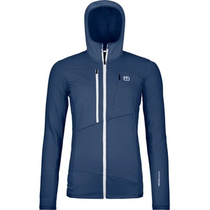 Ortovox Дамско вълнено яке Ortovox Women's Fleece Grid Hoody Fleece jacket - Blue Nunatak - размер XS (105-5183-0811)