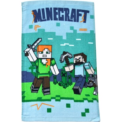 Carbotex uterák Minecraft Vzhůru do Boje 30 x 50 cm
