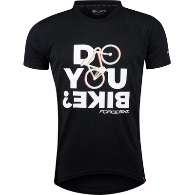 Force BIKE krátký rukáv černé