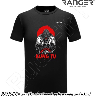 Tričko Ranger Kong Fu Čierna