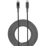 Cellularline Кабел Cellularline, от USB C(м) към Lightning(м), 2.5m, черен (IT8587)