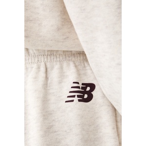 New Balance къс панталон тип анцуг дамски с памук (WB62232JLIT)