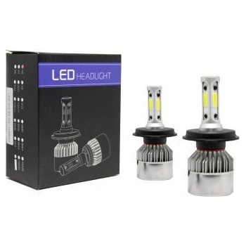 Лед крушки - Bi-Led система Н4 за фарове S2 - 7600 Лумена, 36W - COB 6000K