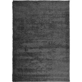Шаги килим с дълъг косъм, модерен, антрацит, 140x200 см