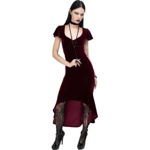 KILLSTAR дамска рокля KILLSTAR - Hadean Muse - Червена - KSRA012075