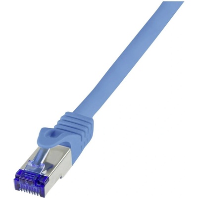 LogiLink C6A086S RJ45 USB CAT 6A S/FTP 7,5m modrý