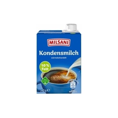 Milsani Kondenzované mléko 10 % tuku 340 g