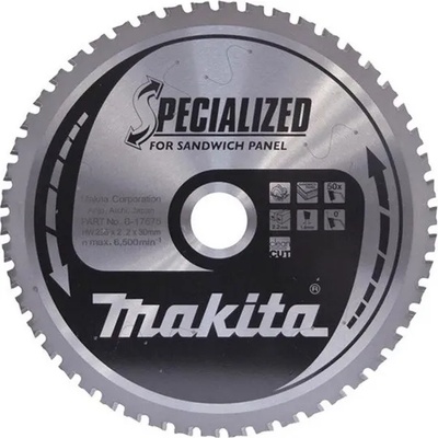 Makita Диск метален за рязане на сандвич панели 270x30x2 мм, 60 z, Specialized Makita (095870)