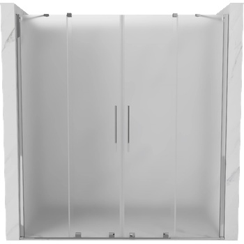 Mexen Velar Duo плъзгащи се душ врати 170 см, матирани, хром - 871-170-000-32-01 (871-170-000-32-01)