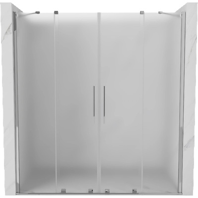 Mexen Velar Duo плъзгащи се душ врати 170 см, матирани, хром - 871-170-000-32-01 (871-170-000-32-01)