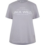 Jack Wills Дамска тениска Jack Wills Forstal Boyfriend T-Shirt Ladies - Haze