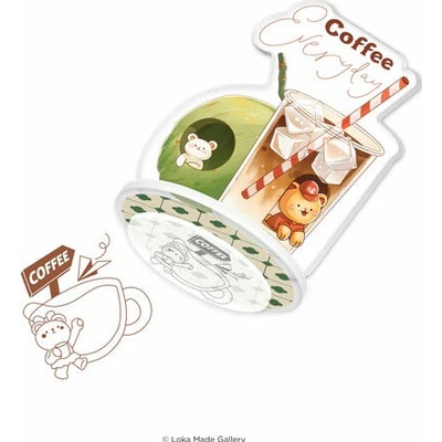 Loka Made Standee Razítko - Coffeelogy 'Coffee Everyday'