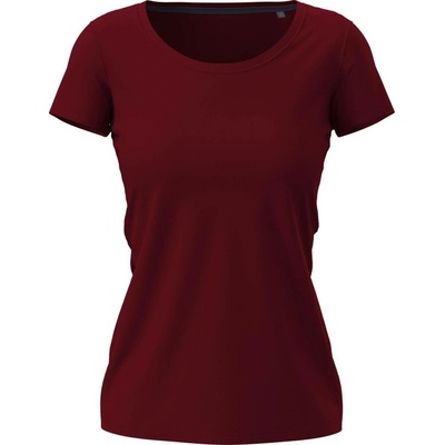 Claire Crew Neck Tričko dámske STEDMAN červená Bordeaux