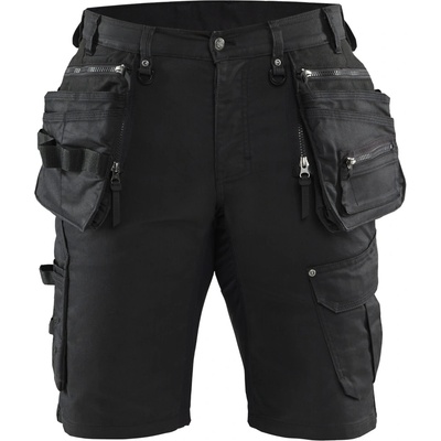 Blåkläder AB 1992 Remeselnícke strečové kraťasy X1900 Black/Black