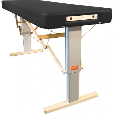 Clap Tzu Linea Wellness Prenosný elektrický masážny stôl Farba: PU - čierna (black), Rozmery: 192 x 75 cm, Doplnky: sieťové napájanie + vstavané elektrické vyhrievanie + nožný spínač od 192*75 cm | 29