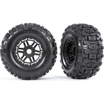 Traxxas Гуми Траксас Макс фабрично залепени Traxxas Maxx Sledgehammer Tires & wheels, assembled, glued (2.8' outer, 3.6' inner) 2броя чифт TRX8973 (TRX8973)