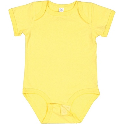 Rabbit Skins Dojčenské body s krátkym rukávom EU Butter Monate