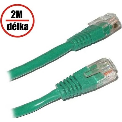 XtendLan NETXTE2905 Patch, Cat 5e UTP, 2m, zelený