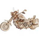 Robotime Drevené 3D mechanické puzzle Motorka Cruiser 420 ks