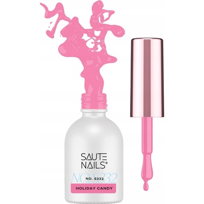 SAUTE NAILS Hybridný lak S332 HOLIDAY CANDY 8ml