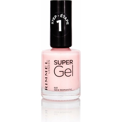 Rimmel London Gelový lak na nehty Super Gel Nail Polish 021 New Romantic 12 ml
