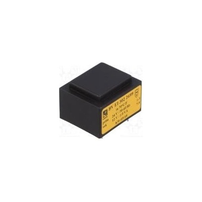 Transformátor zalévaný 1VA 24VAC 12V 83mA PCB 70g
