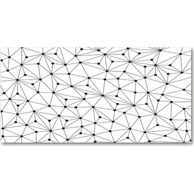 Fotoobraz na skle Línia a kruhy 100x50 cm