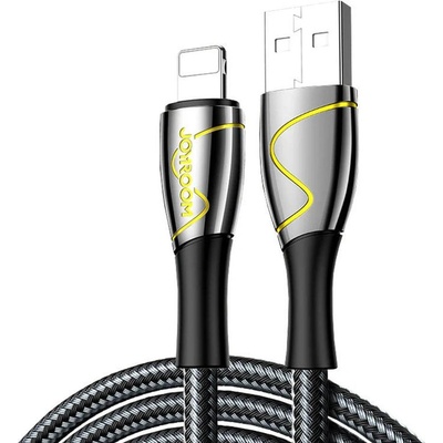 Joyroom S-1230K6 3A, USB na USB-C, 1,2m, černý