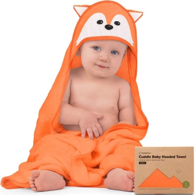 KeaBabies Бебешка Хавлия С Качулка От Органичен Бамбук Лисичка KeaBabies (KB-HTCD-FOX)