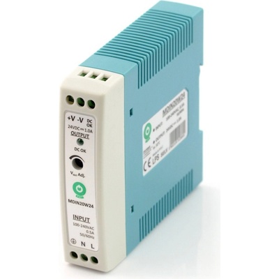 OEM napájecí adaptér MDIN20W24 24V 1A 20W