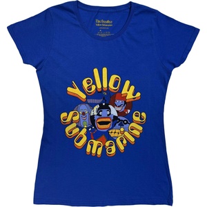The Beatles Yellow Submarine Baddies Blue M Дамски Риза (YSTS16LBL02)