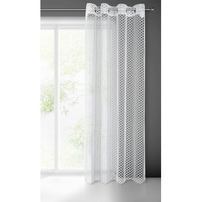 ZÁCLONA AIDEN 140X250 CM BIELA