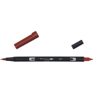 Tombow Маркер ABT Dual Brush 837 винено червено (ABT-837)