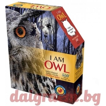 Image 1 of WOW Toys Пъзел wow 3013 - 550 части - Бухал (wowp3013)