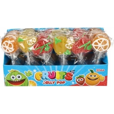 Fruits Jelly Pop želé lízátka ovocné 30 ks 540 g