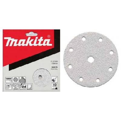 Шлайф хартия MAKITA Velcro 150 мм 9 отвора K240, 10 бр. P-37910 (P-37910)
