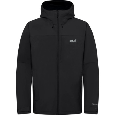 Jack Wolfskin Мъжко водоустойчиво яке Jack Wolfskin Tempest 2L Jacket Waterproof jacket - Black (002-3852-0211)