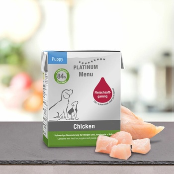 Platinum Menu Puppy Chicken 185 g