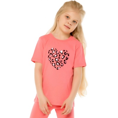 Winkiki Kids Wear Dívčí tričko Heart bílá