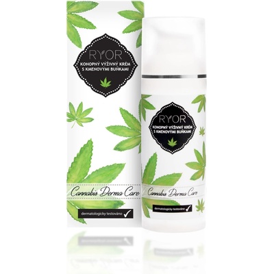 Ryor Cannabis Derma Care Konopný výživný krém s kmenovými buňkami 50 ml