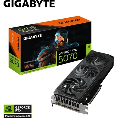 Gigabyte GeForce RTX 5070 WINDFORCE SFF OC 12GB GV-N5070WF3OC-12GD