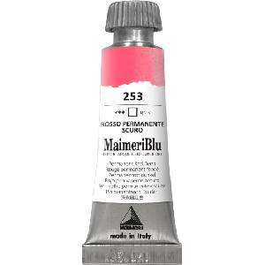 Maimeri Blu Акварелна боя Permanent Red Deep 253 12 ml 1 бр (M1609253)