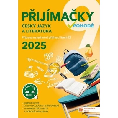 Přijímačky 9 Český jazyk a literatura + E-learning 2025 – Zboží Mobilmania